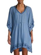 Tommy Bahama Embroidered Chambray Cover-up