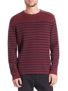 The Kooples Striped Wool Blend Sweater