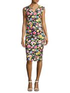 Saks Fifth Avenue Floral-printed Sheath Dress
