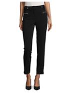 Calvin Klein Zip-accented Ankle Pants