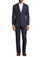 English Laundry Vertical Striped Wool Suit