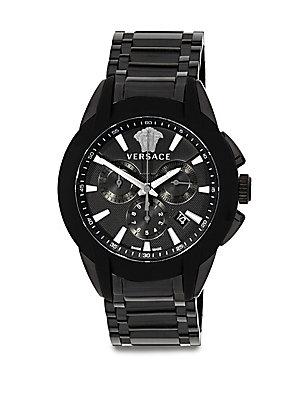 Versace Stainless Steel Chronograph Watch