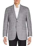 Calvin Klein Plaid Wool Sportcoat