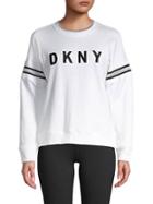 Dkny Sport Logo Cotton-blend Sweatshirt