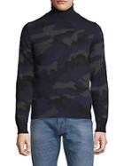 Valentino Camouflage Cashmere Jersey Sweater