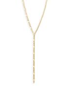 Saks Fifth Avenue Made In Italy 14k Yellow Gold Figaro Chain Y-necklace