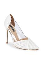 Ava & Aiden Color Blocked Point Toe Pumps