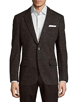 Hugo Boss Hadley Wool Long-sleeve Jacket