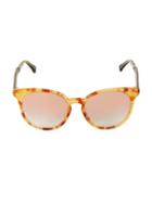 Gucci 55mm Havana Cat-eye Sunglasses