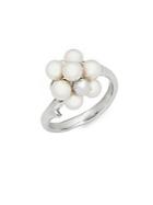 Majorica Faux Pearl Sterling Silver Ring