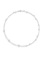 Gabi Rielle Chain Happy Sterling Silver & Crystal Necklace