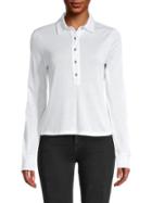 Rag & Bone Rower Fitted Polo Top