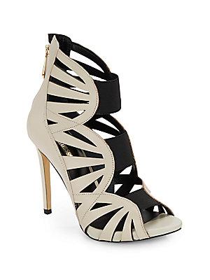 Guess Aela Cutout Leather Sandals