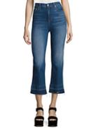 7 For All Mankind Luxe Lounge Ali Cropped Flare Jeans