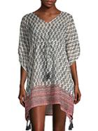 Beach Lunch Lounge Paisley Cover-up Dress