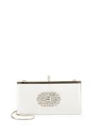 Badgley Mischka Carry Crystal-embellished Convertible Clutch