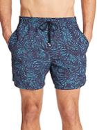 Saks Fifth Avenue Collection Tropical Print Swim Trunks