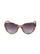 Linda Farrow 57mm Cat Eye Sunglasses