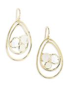 Ippolita Rock Candy Multi-stone And 18k Gold Pear Shaped Wire Earrings
