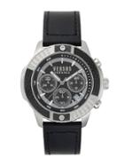 Versus Versace Admiralty Chronograph Leather Watch