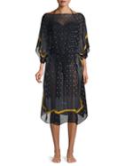Stella Mccartney Printed Cotton Caftan Cover-up