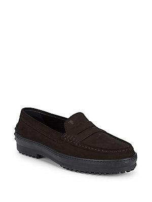Tod's Classic Suede Penny Loafers