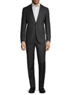 Isaia Classic-fit Plaid Wool Suit