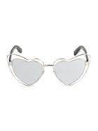 Saint Laurent Novelty 57mm Heart Sunglasses