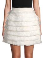 Club Monaco Fidelma Feather Mini Skirt