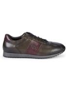 Bruno Magli Euro Perforated Leather Sneakers