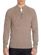 Saks Fifth Avenue Cashmere Button-close Sweater
