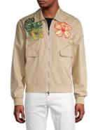 Scotch & Soda Embroidered Floral Cotton Jacket