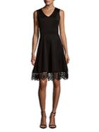 Donna Rico Embroidered Lace Dress