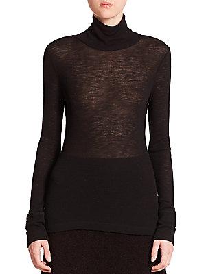 T By Alexander Wang Ribbed Wool Turtleneck Sweater