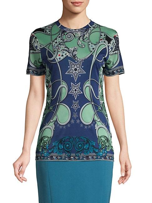 Versace Collection Printed Short-sleeve Tee