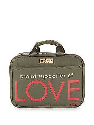 Peace Love World Proud Supporter Of Love Travel Kit