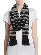 Vince Camuto Striped Knit Scarf