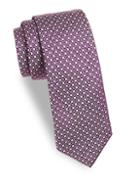 Saks Fifth Avenue Made In Italy Square Neat Silk Tie