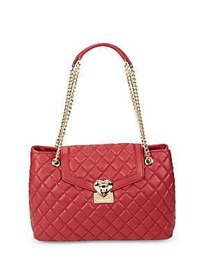 Love Moschino Quilted Leather Shoulder Bag