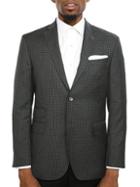 Michael Bastian Slim-fit Checked Wool Jacket