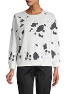 Marc Jacobs Spot-print Cotton Shrunken Sweatshirt