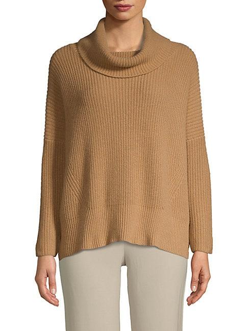 Autumn Cashmere Cowlneck Elbow-patch Sweater
