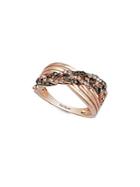 Le Vian Chocolatier Diamond And 14k Strawberry Gold Ring