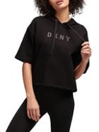 Dkny Short-sleeve Logo Hoodie