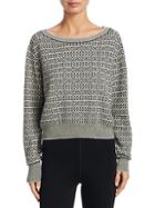 Theory Cashmere Jacquard Pullover