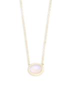 Saks Fifth Avenue 14k Yellow Gold & Opal Pendant Necklace