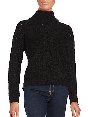 French Connection Long Sleeve Wool-blend Sweater