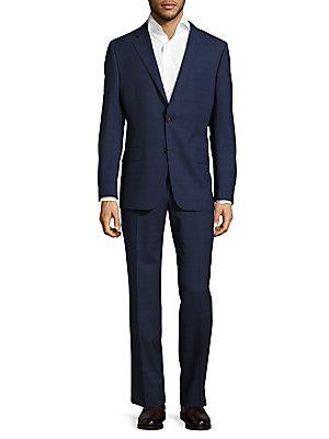 Hickey Freeman Linen-blend Slim-fit Suit