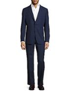 Hickey Freeman Linen-blend Slim-fit Suit