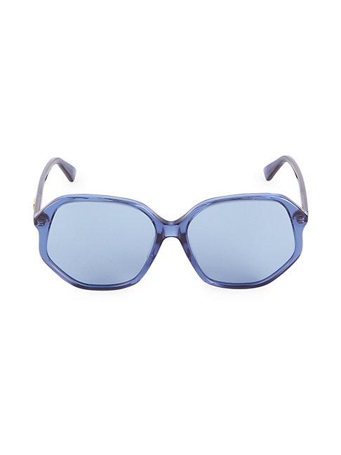 Gucci 59mm Geometric Sunglasses